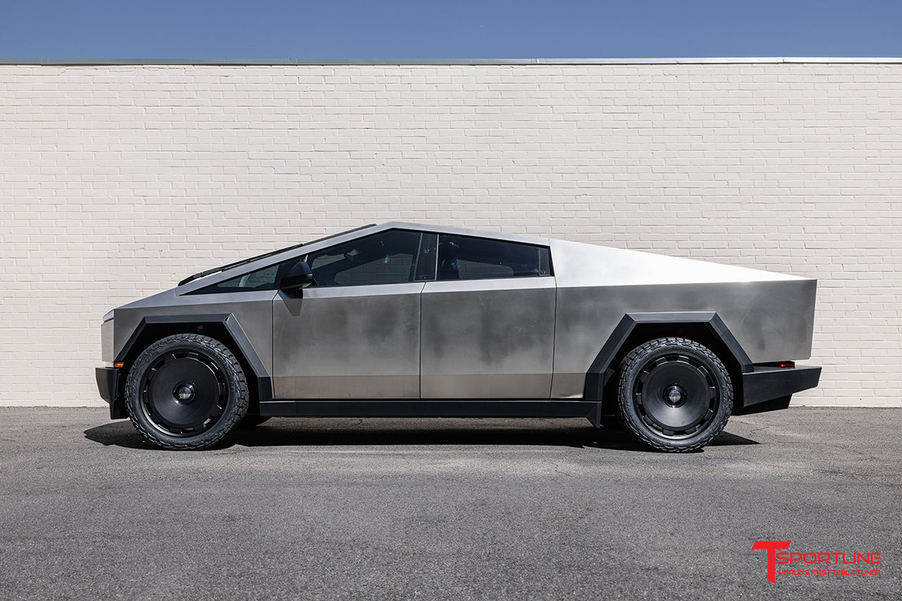 CTM 24" Tesla Cybertruck Fully Forged Monoblock Tesla Wheel and Tire Package (Set of 4)