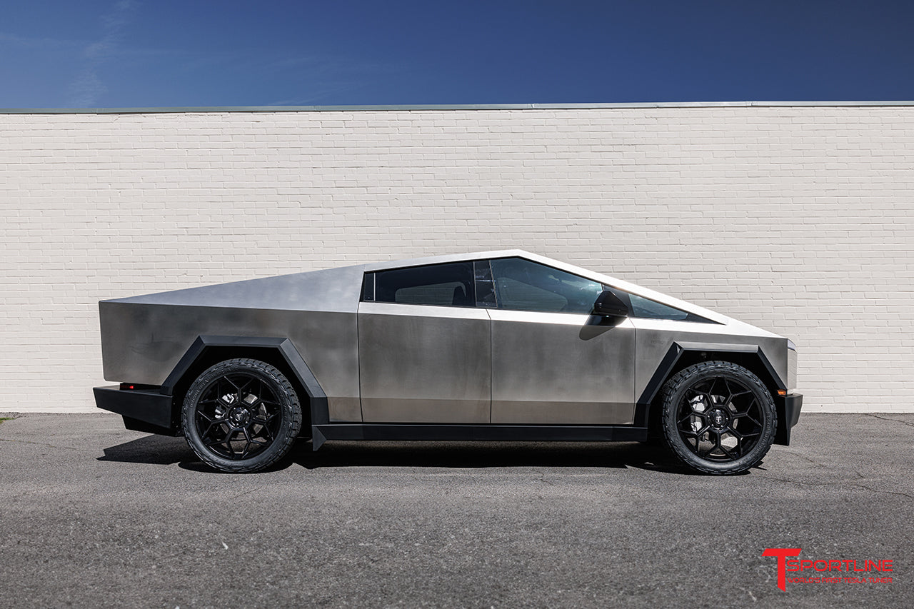 Tesla Cybertruck CT7 24" Fully Forged Lightweight Tesla Wheel and Tire Package (Set of 4) Open Box Special!