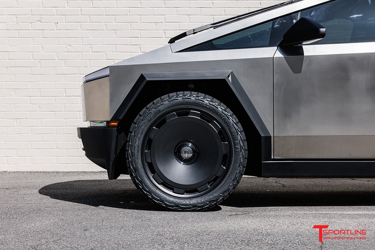 CTM 24" Tesla Cybertruck Fully Forged Monoblock Tesla Wheel and Tire Package (Set of 4)