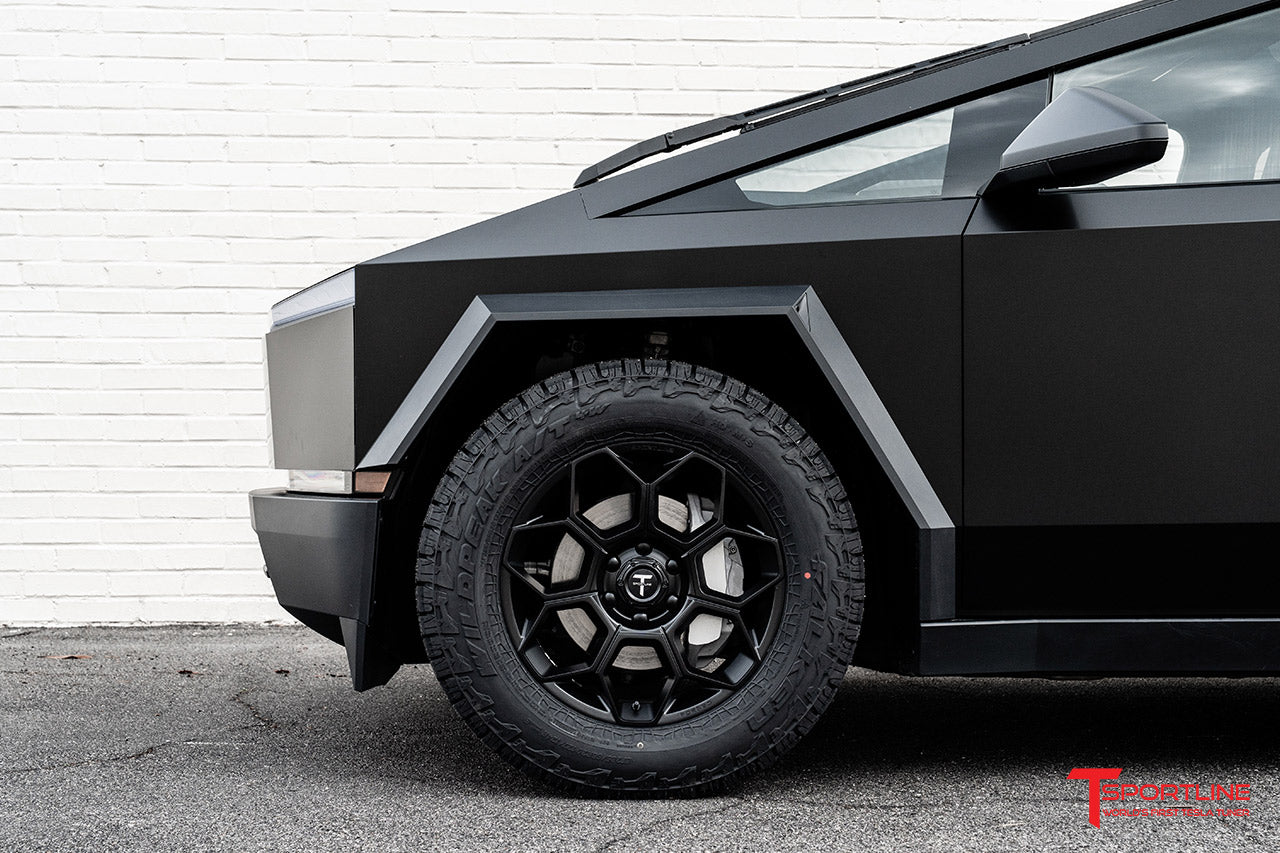 CT7 20" Tesla Cybertruck Fully Forged Lightweight Tesla Replacement Wheel and Tire