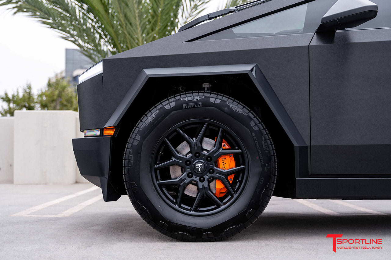 Super Saver Tesla Cybertruck Winter Snow Tire and AeroMaxx 20" Wheel Package (Set of 4)