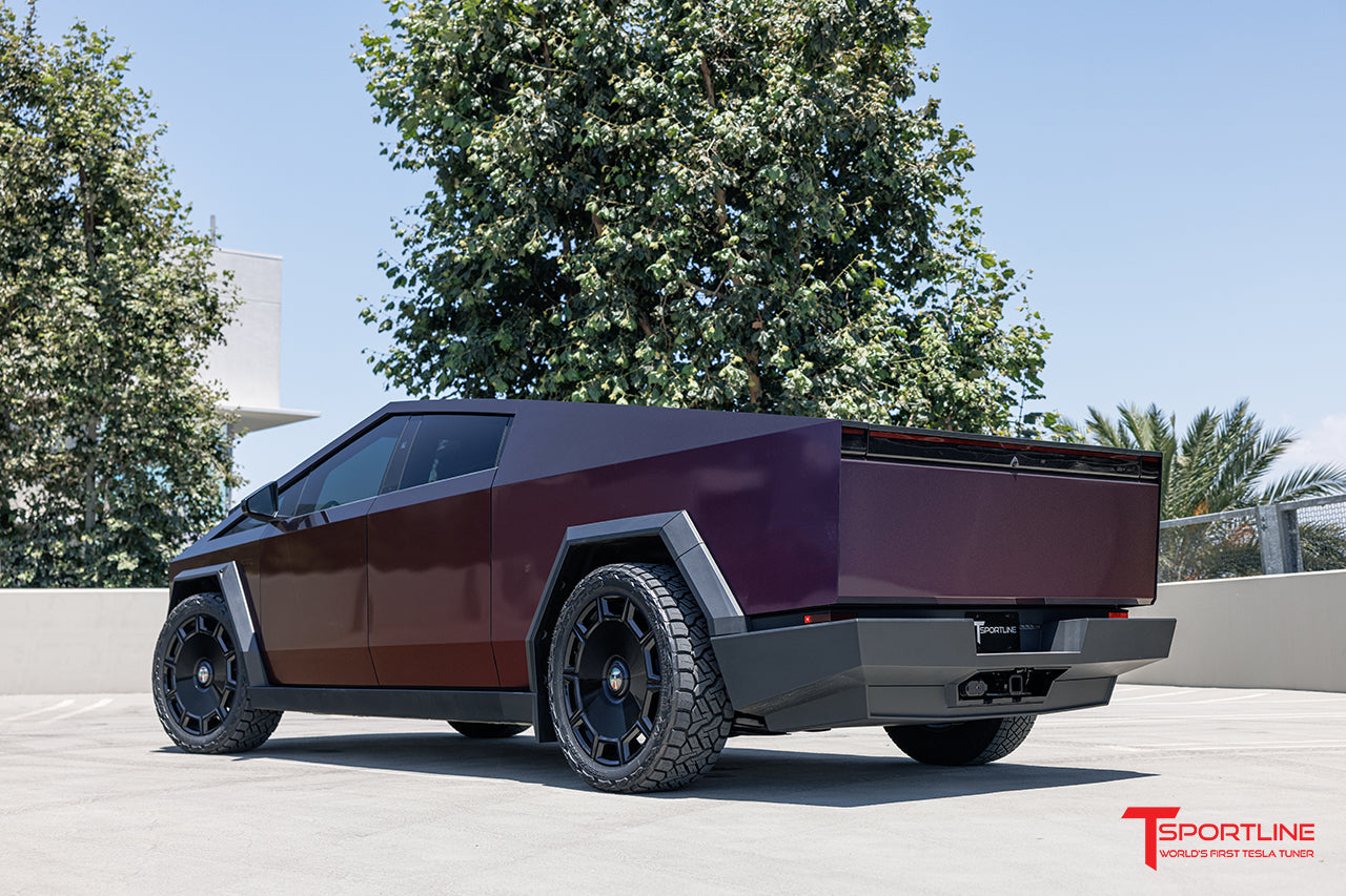 CT10 24" Tesla Cybertruck Fully Forged Monoblock Tesla Wheel and Tire Package (Set of 4)