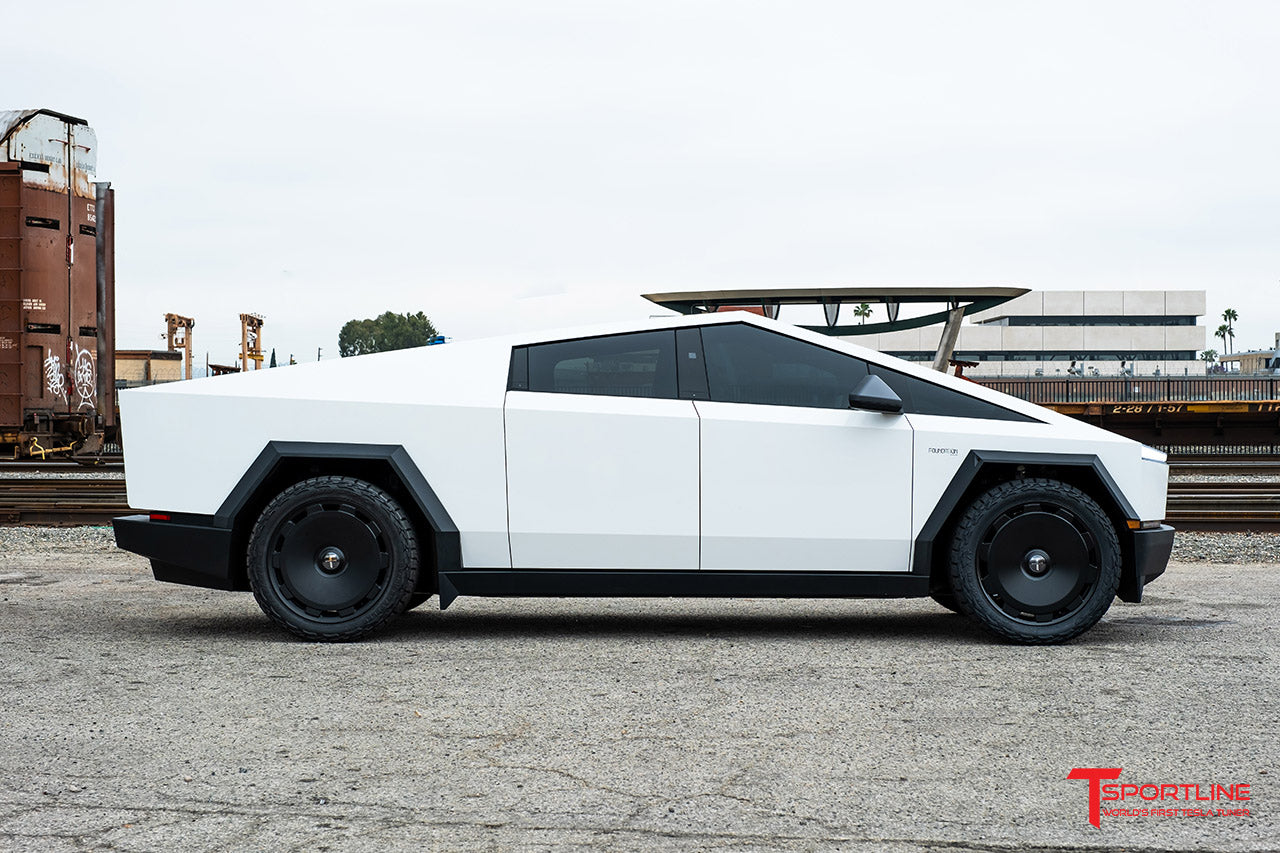 CTM 24" Tesla Cybertruck Fully Forged Monoblock Tesla Wheel and Tire Package (Set of 4)