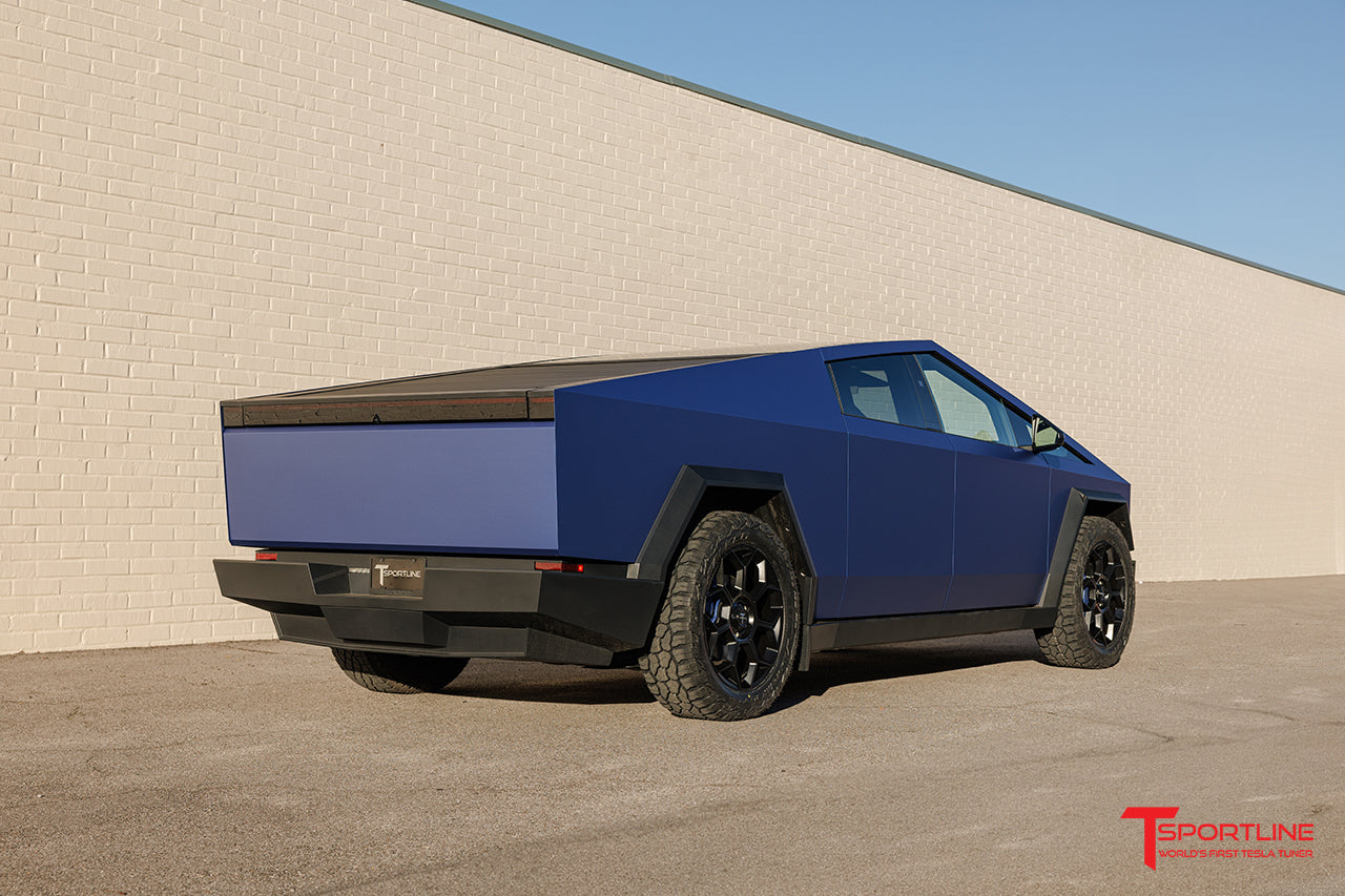 CT7 22" Tesla Cybertruck Fully Forged Lightweight Tesla Wheel and Tire Package (Set of 4)