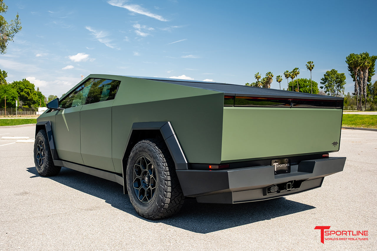 Super Saver! Tesla Cybertruck CT7 18" Fully Forged Lightweight Tesla Wheel and Tire Package (Set of 4)