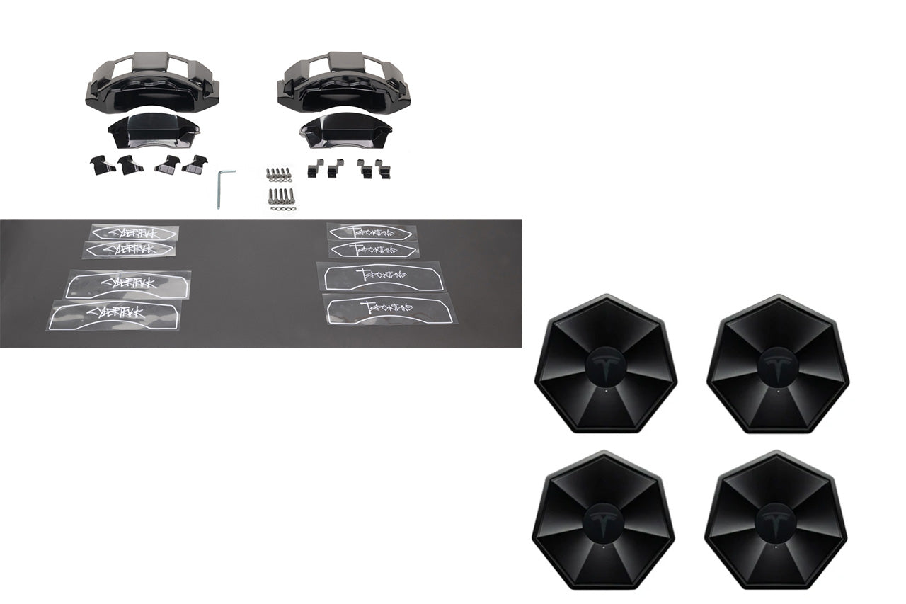 Tesla Cybertruck Brake Caliper Cover Set - Performance Look - Precision Fit Die Cast Bolt-on