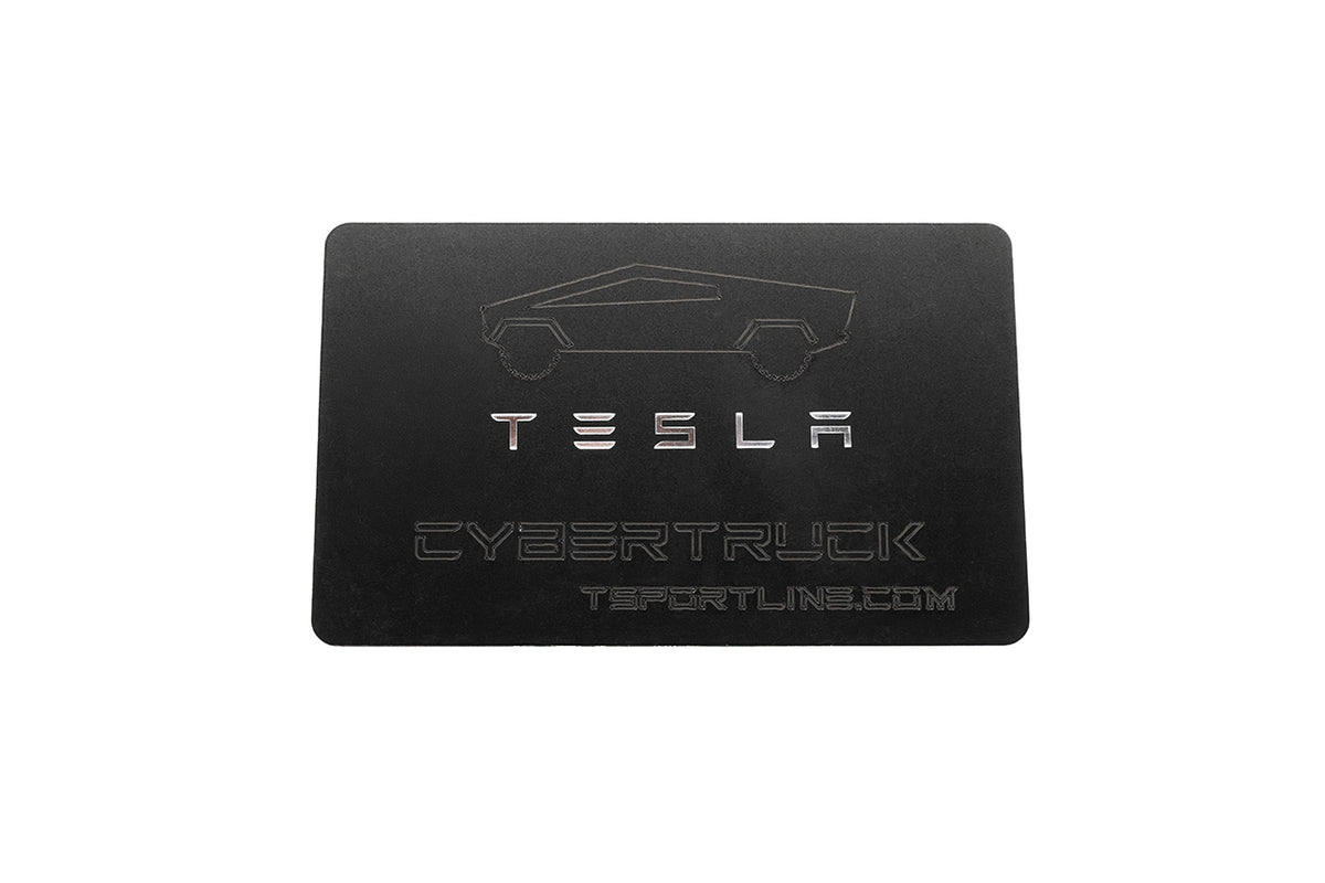 Custom Laser Etched Tesla Key Cards - Personalized for Model 3 / Y / S / X / Cybertruck