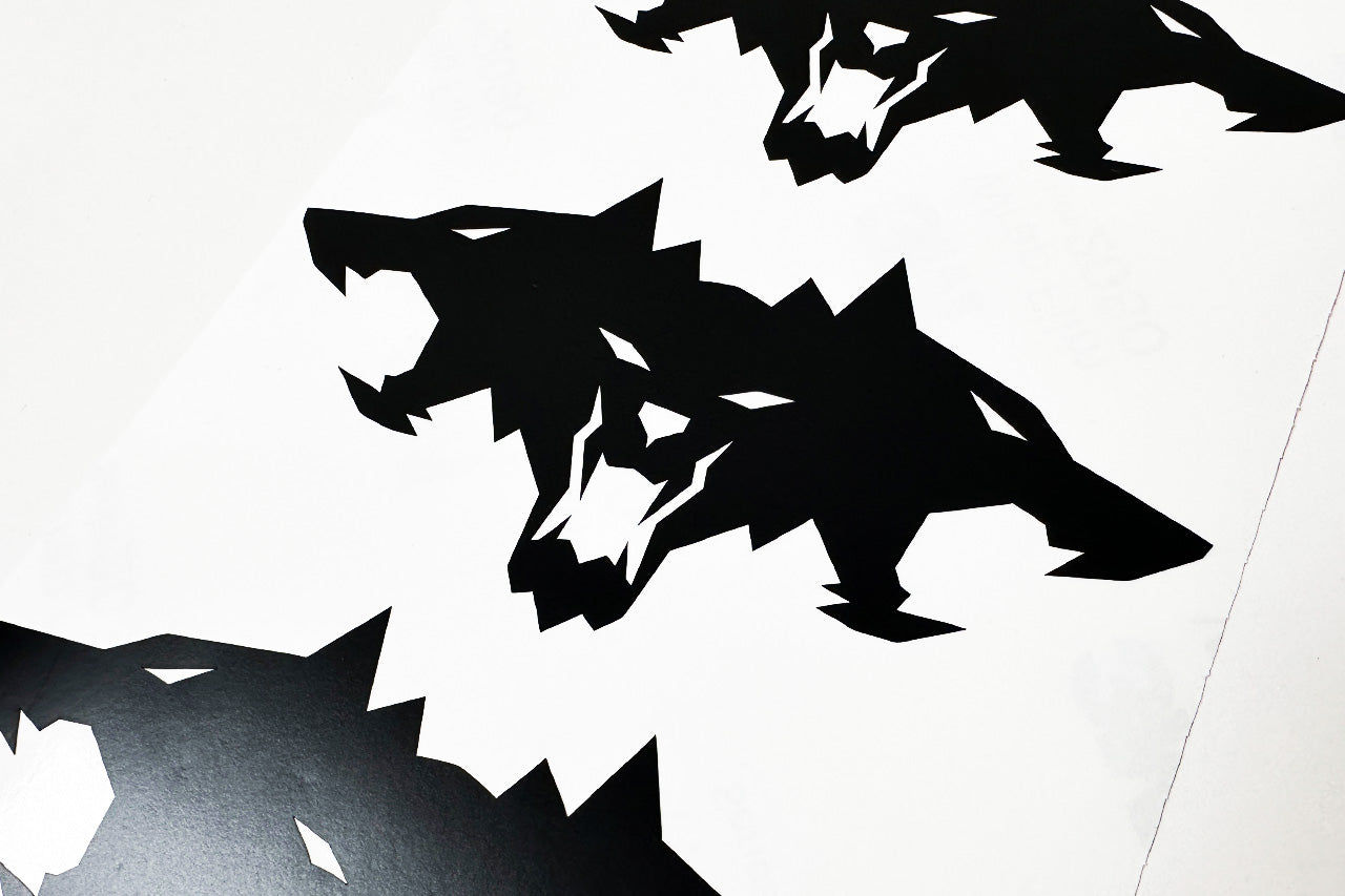 Cyberbeast Fender & Small Tailgate Decal for Cybertruck (Vinyl Wrap Replacement Badge)