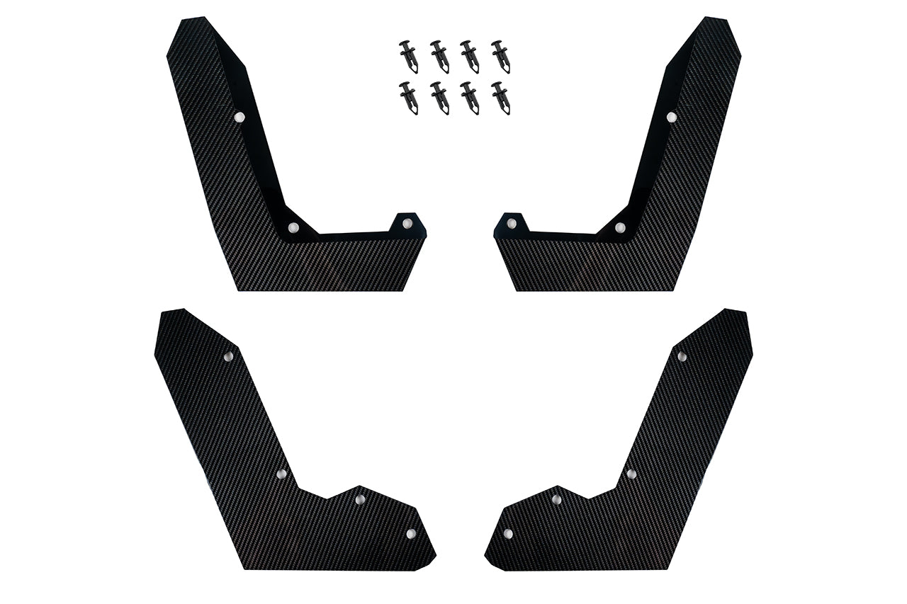 Tesla Cybertruck Carbon Fiber Mud Flaps (Set of 4) - T Sportline