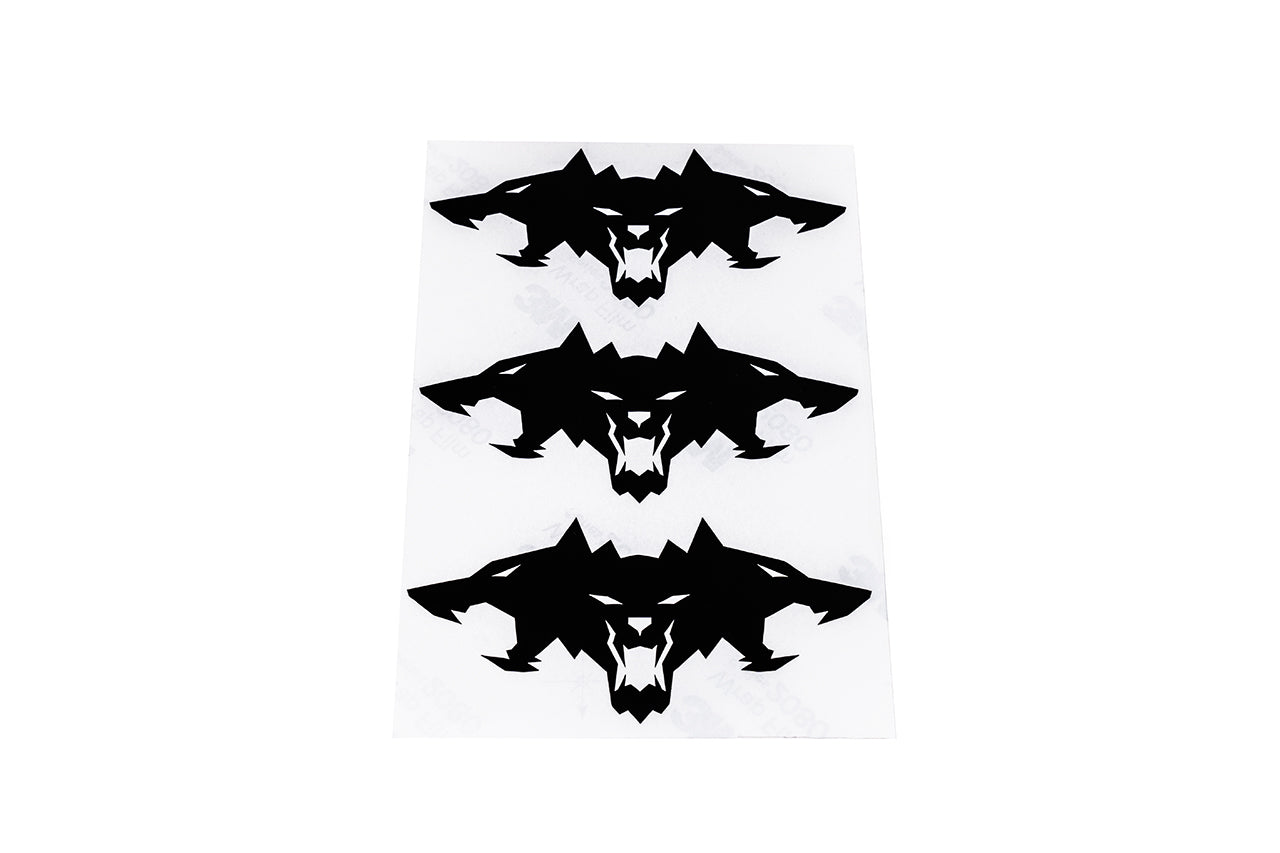 Cyberbeast Fender & Small Tailgate Decal for Cybertruck (Vinyl Wrap Replacement Badge)