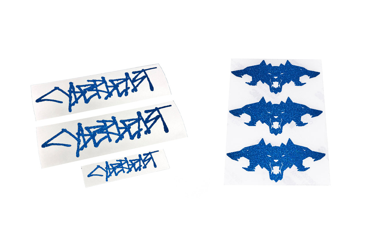 Cyberbeast Fender & Small Tailgate Decal for Cybertruck (Vinyl Wrap Replacement Badge)
