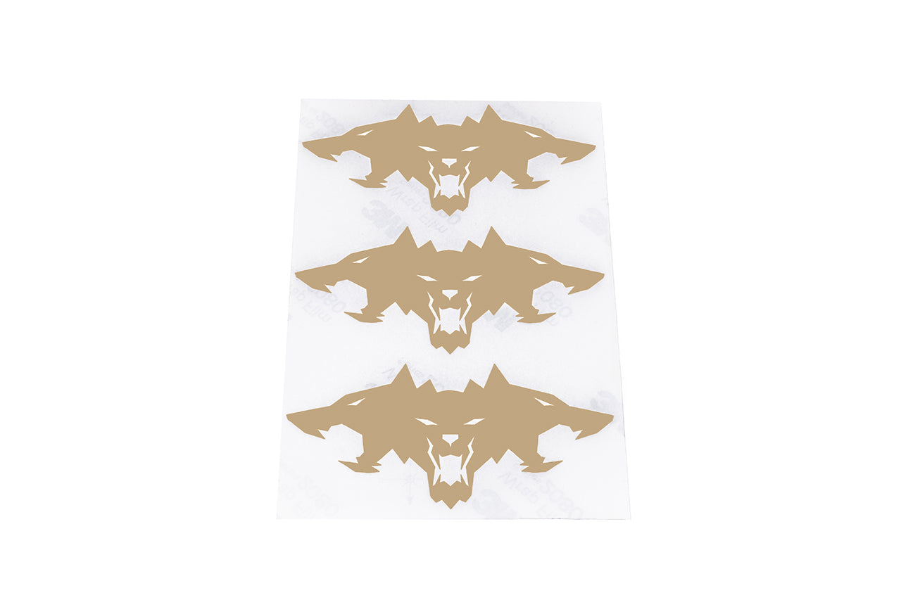 Cyberbeast Fender & Small Tailgate Decal for Cybertruck (Vinyl Wrap Replacement Badge)