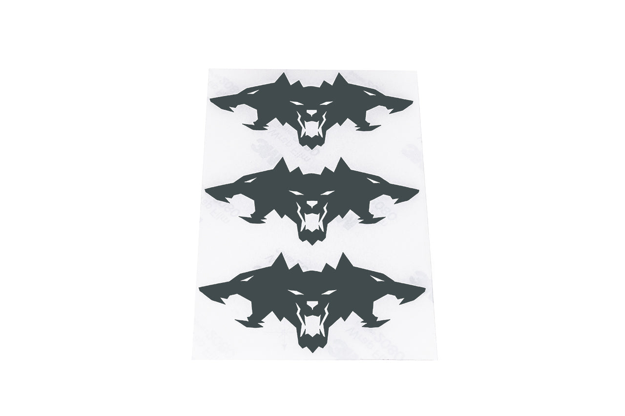 Cyberbeast Fender & Small Tailgate Decal for Cybertruck (Vinyl Wrap Replacement Badge)