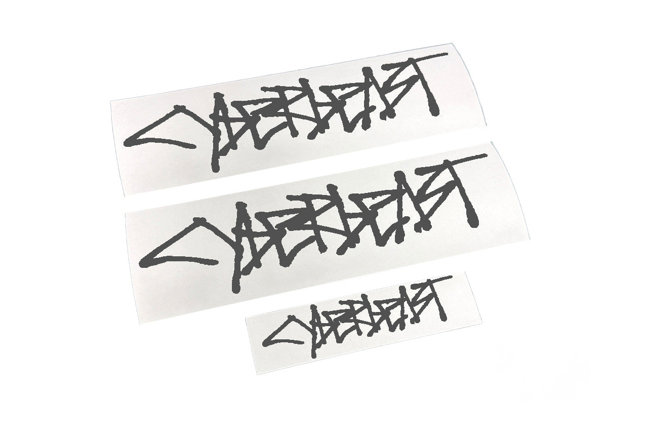 Cyberbeast Fender & Small Tailgate Decal for Cybertruck (Vinyl Wrap Replacement Badge)