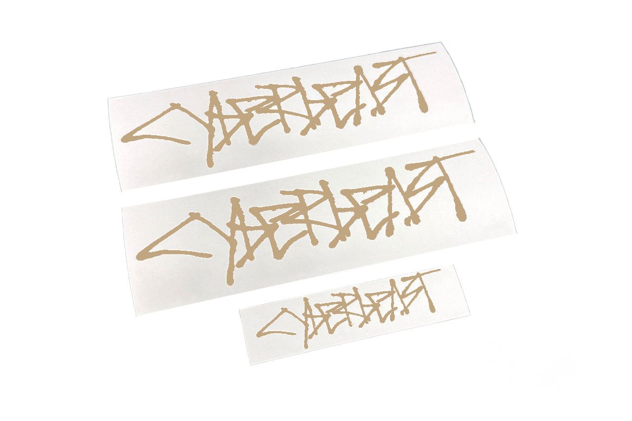 Cyberbeast Fender & Small Tailgate Decal for Cybertruck (Vinyl Wrap Replacement Badge)