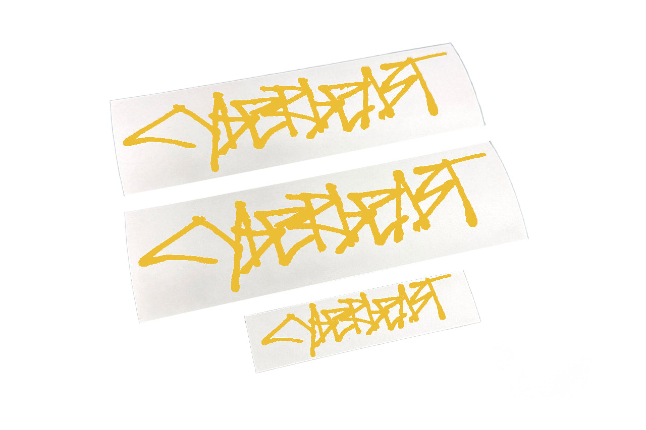 Cyberbeast Fender & Small Tailgate Decal for Cybertruck (Vinyl Wrap Replacement Badge)