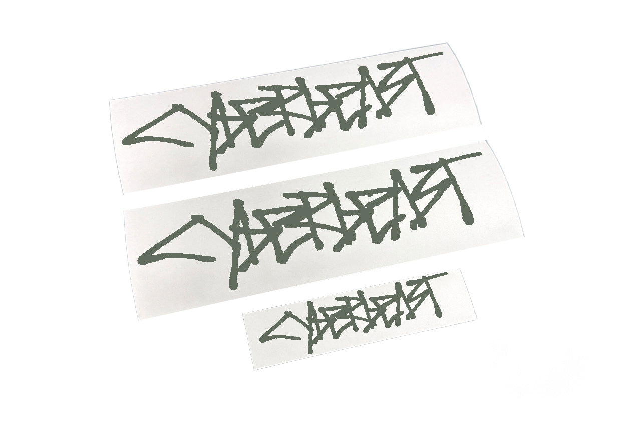 Cyberbeast Fender & Small Tailgate Decal for Cybertruck (Vinyl Wrap Replacement Badge)