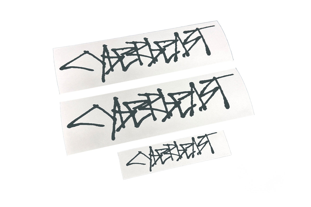 Cyberbeast Fender & Small Tailgate Decal for Cybertruck (Vinyl Wrap Replacement Badge)