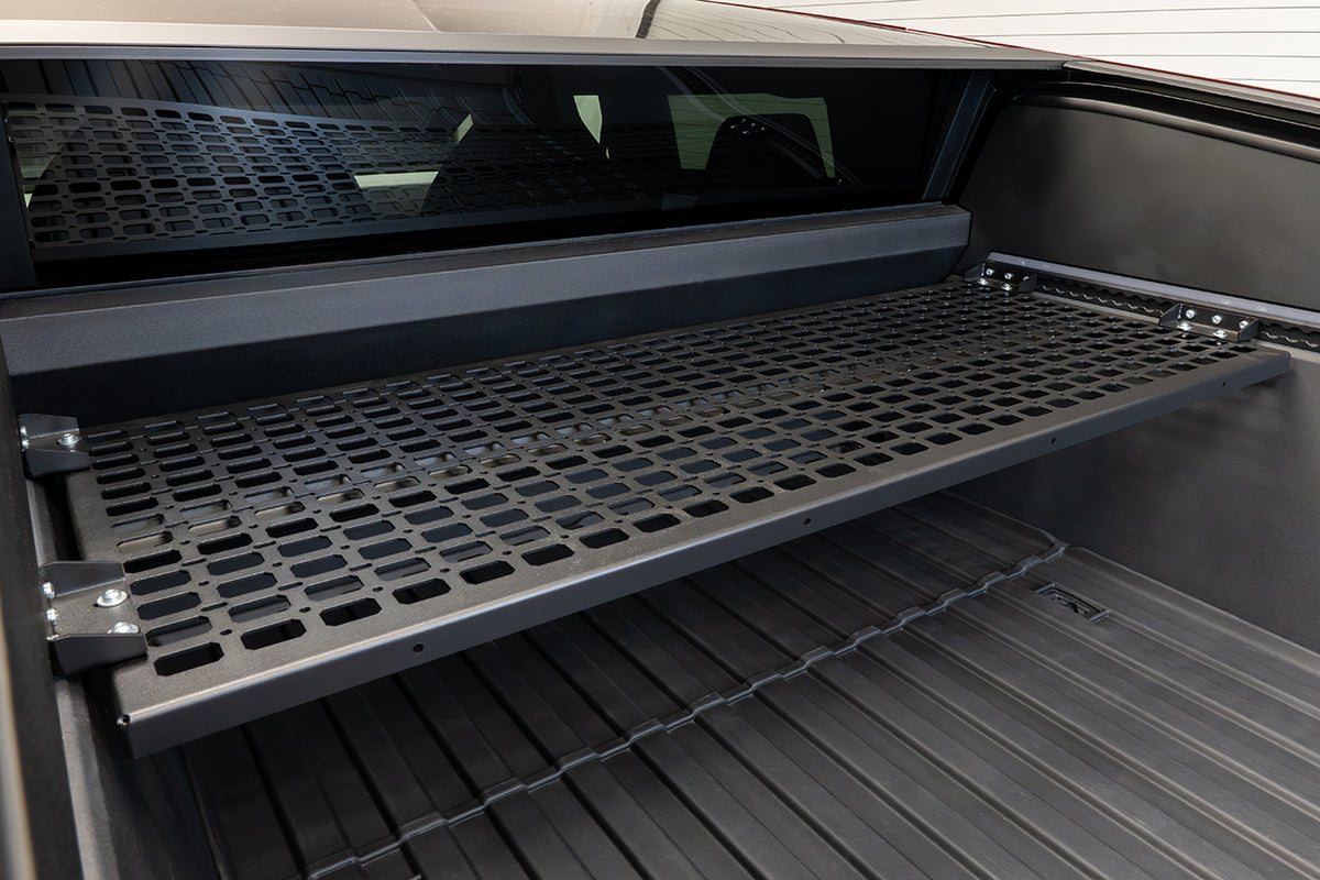 Cybertruck Bed L-Track Molle Shelf Rack Deck