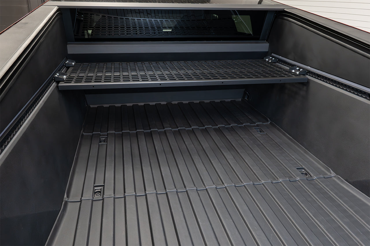 Cybertruck Bed L-Track Molle Shelf Rack Deck - T Sportline - Tesla ...