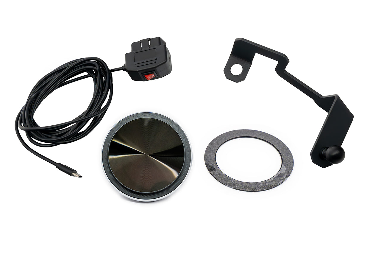 Tesla Cybertruck Super Sturdy Bolt-on Phone Mount & Wireless MagSafe Charger