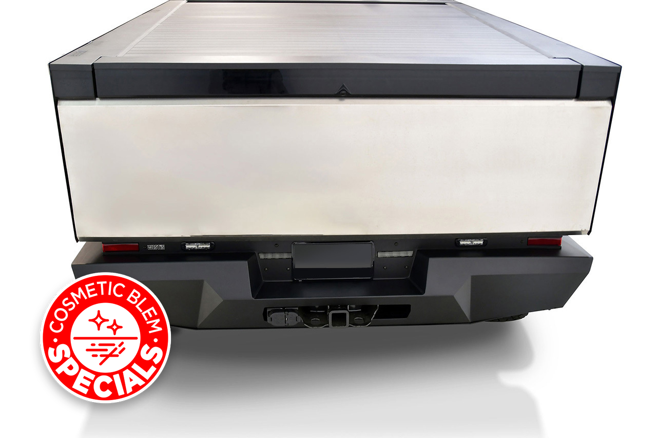 OPEN BOX! Tesla Cybertruck Westin Pro-Series Rear Bumper Finished in Textured Black - Minor Cosmetic Blem
