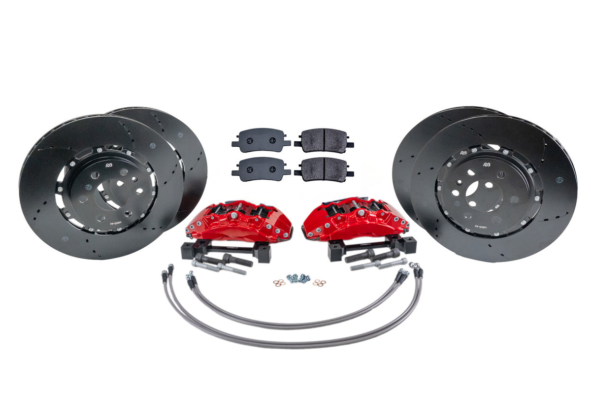 Tesla Cybertruck Big Brake Caliper &amp; Rotor Kit (BBK) - 6 Piston Calipers &amp; Two-Piece Rotors