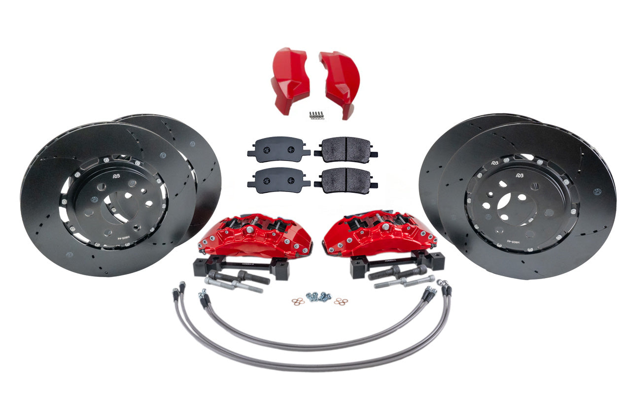 Tesla Cybertruck Big Brake Caliper & Rotor Kit (BBK) - 6 Piston Calipers & Two-Piece Rotors