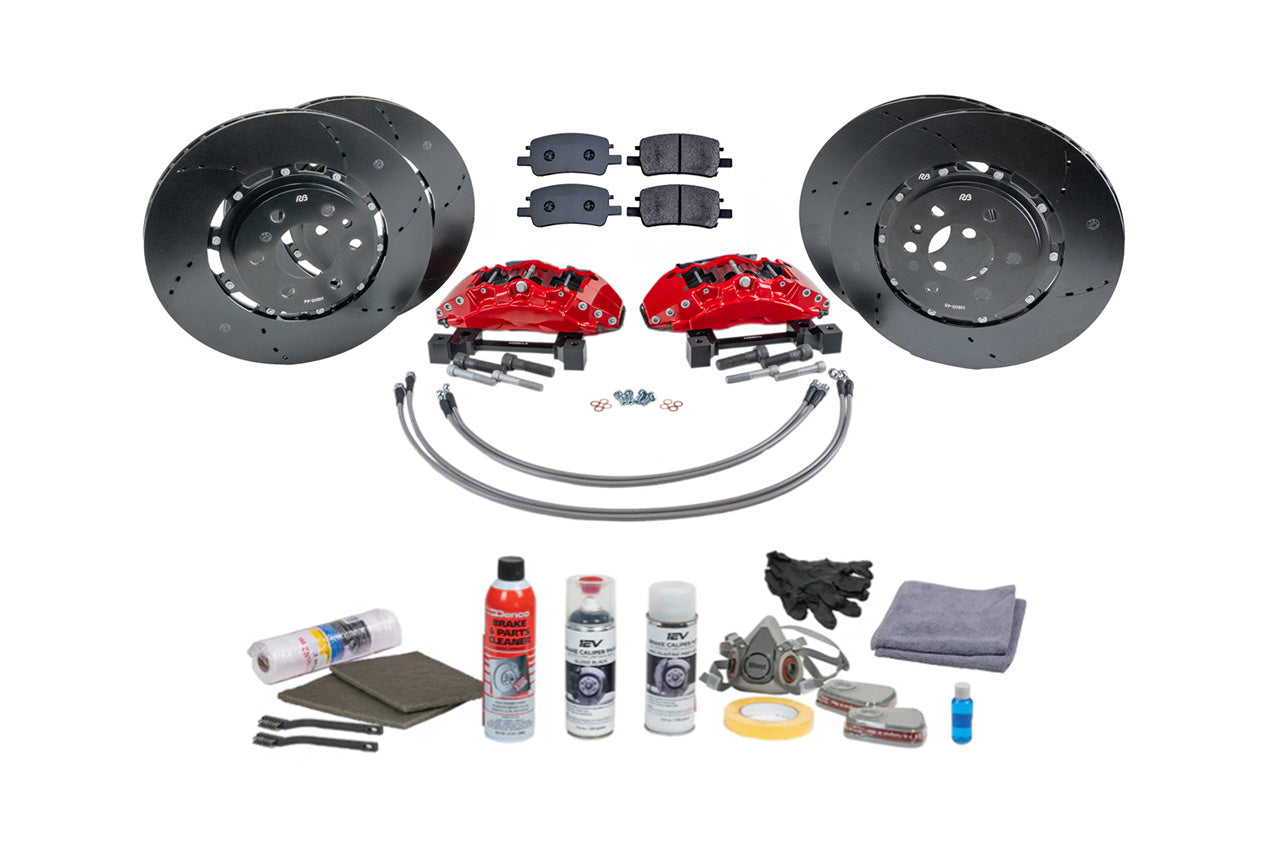 Tesla Cybertruck Big Brake Caliper & Rotor Kit (BBK) - 6 Piston Calipers & Two-Piece Rotors