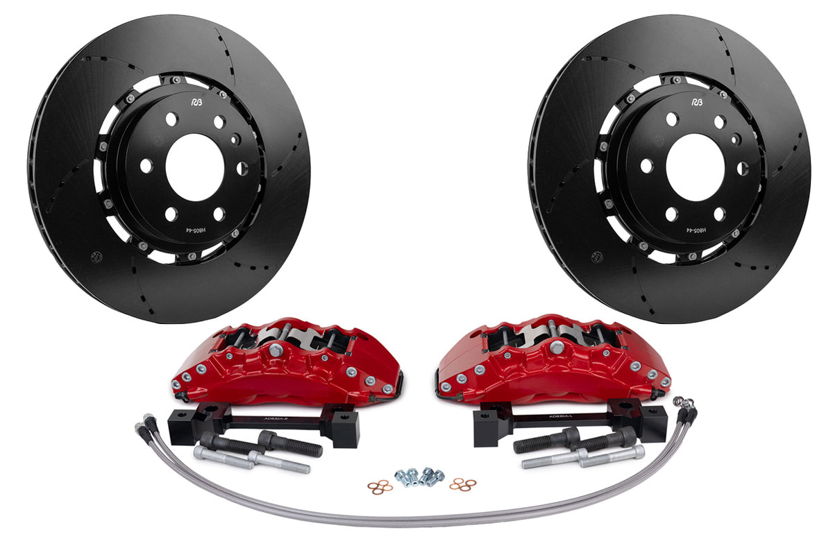 Tesla Cybertruck Big Brake Caliper &amp; Rotor Kit (BBK) - 6 / 4 Piston Calipers &amp; Two-Piece Rotors