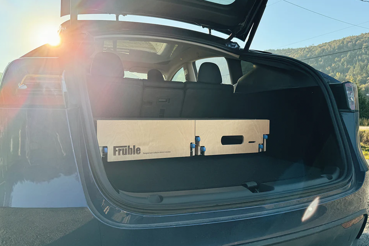 Modular Camp Kitchen, Sleep / Bedding Platform and Storage Drawer System for Tesla Model Y