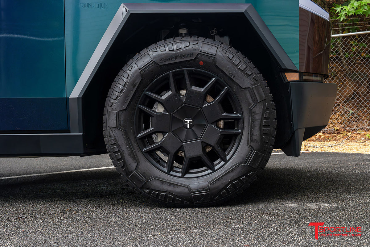 Tesla Cybertruck Center Hub Cover Set for Factory Wheels