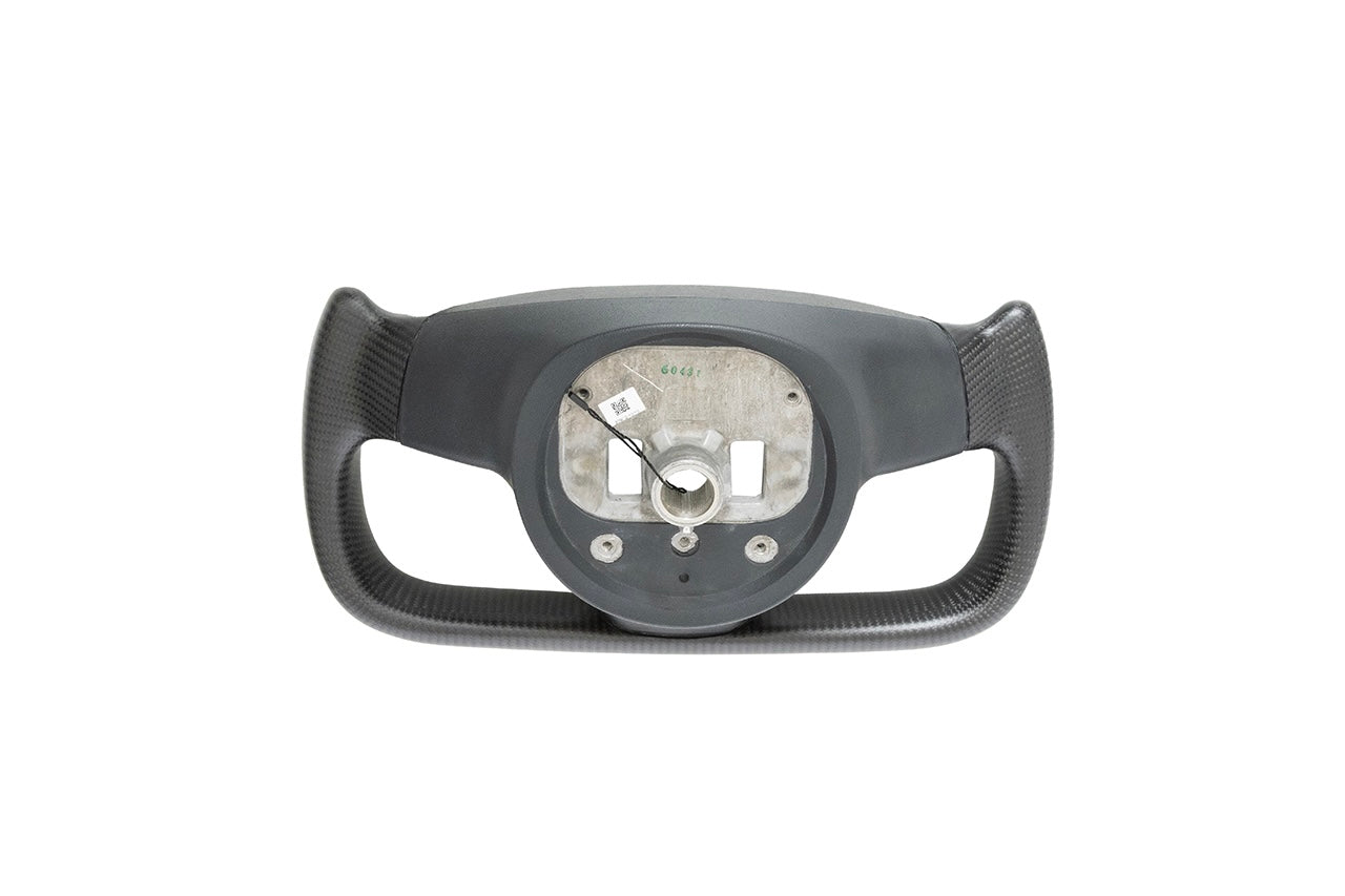 Model S / X Plaid & Long Range Carbon Fiber Yoke Steering Wheel 2021-2023