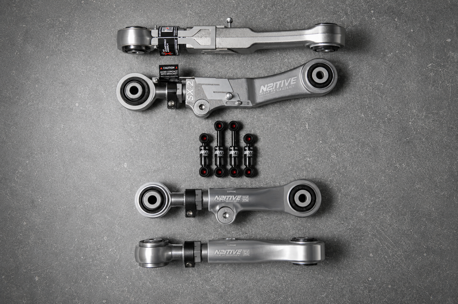 Tesla Model S / X (2012- 01/2021) Rear Suspension Adjustable Camber Arms, SX-2 N2ITIVE