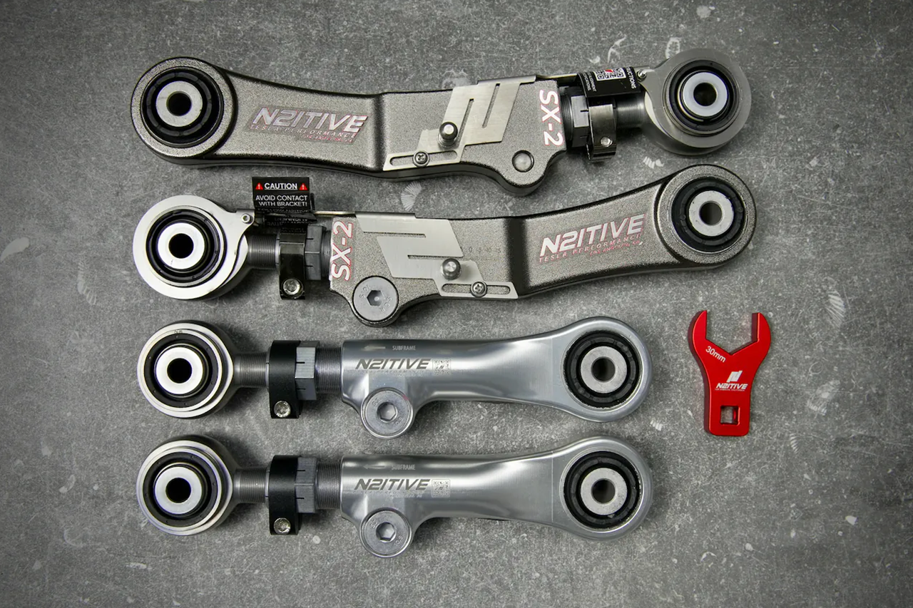 Tesla Model S / X (2012- 01/2021) Rear Suspension Adjustable Camber Arms, SX-2 N2ITIVE