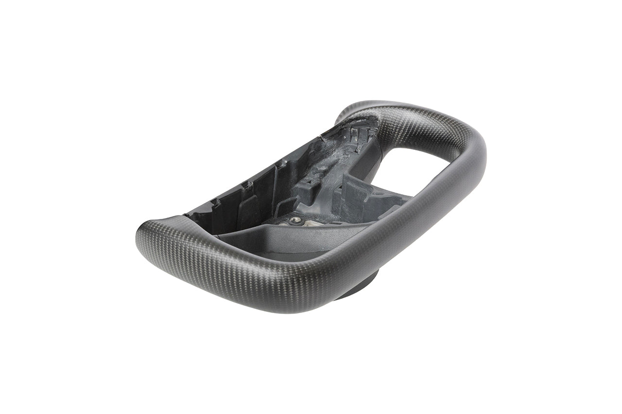 Model S / X Plaid & Long Range Carbon Fiber Yoke Steering Wheel 2021-2023