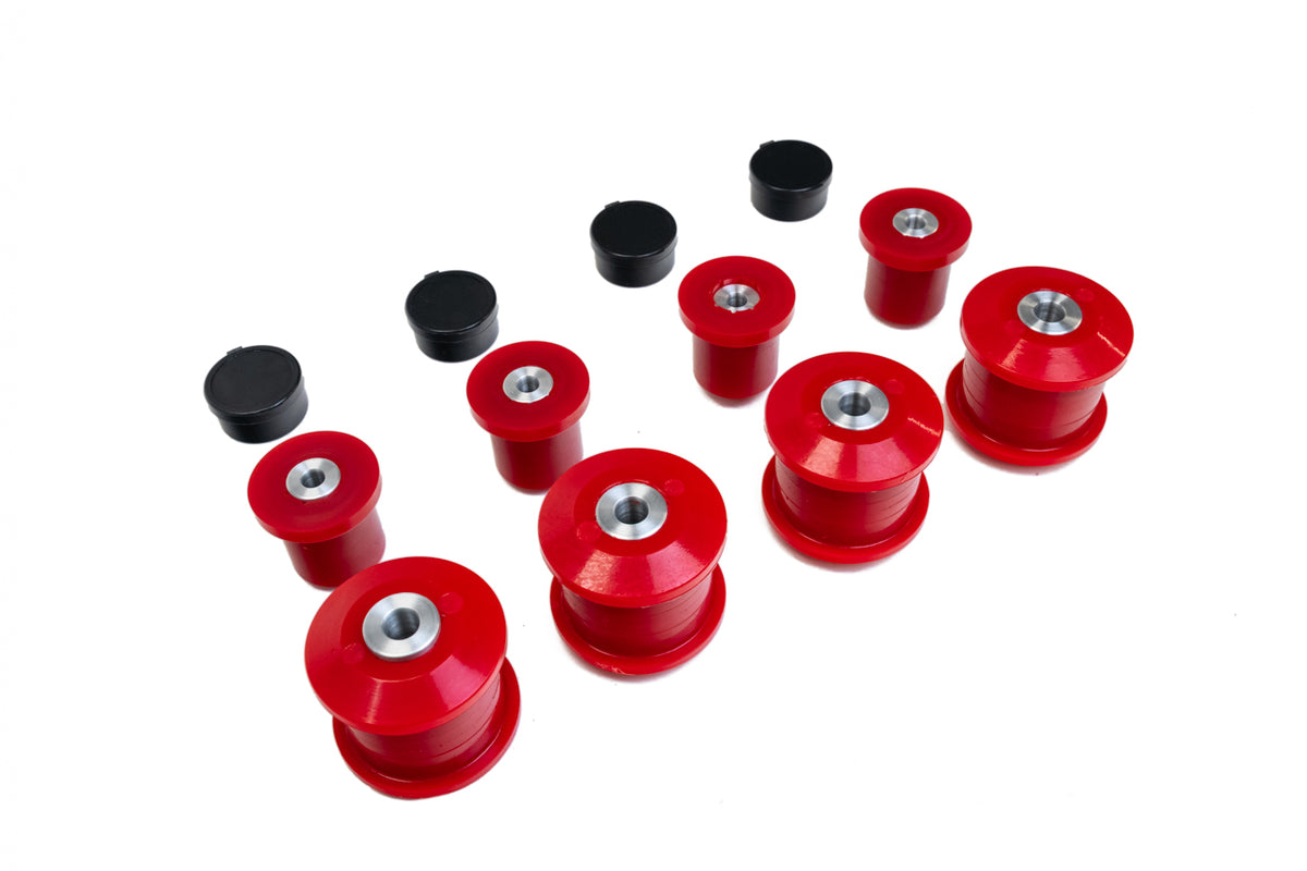Tesla Model S High Performance Polyurethane Front Upper Control Arms &amp; Lower Links Bushing Set