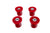 Tesla Model S High Performance Polyurethane Front Upper Control Arms & Lower Links Bushing Set