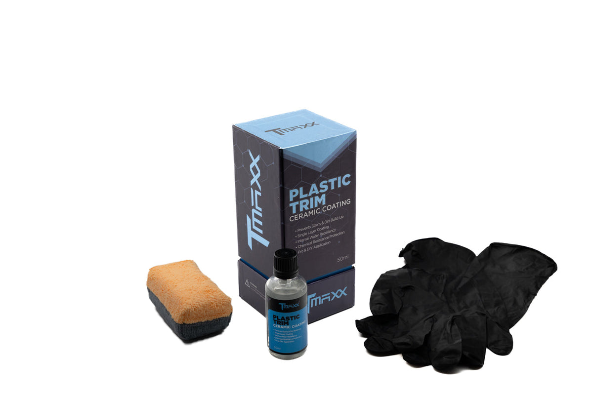 TMaxx Ceramic Coating for Tesla Plastic Trim (50ml) - Automotive Trim Protection &amp; Applicator Kit