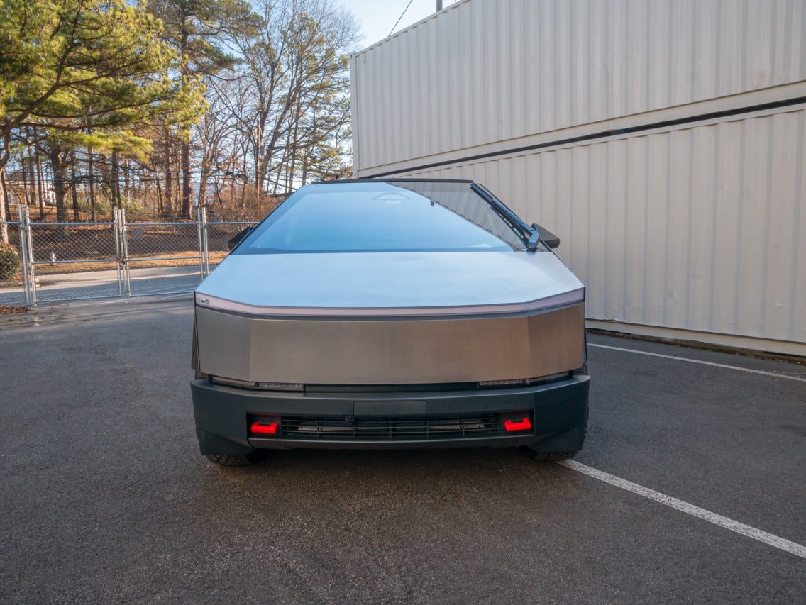 Tesla Cybertruck Bumper Tow Hook Red Silicone Slip-on Covers