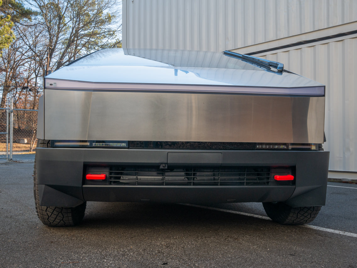 Tesla Cybertruck Bumper Tow Hook Red Silicone Slip-on Covers