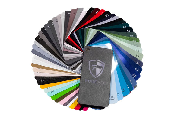 Pure Color Booklet PURE Protection Color PPF Film Large Swatch Sample Booklet - T ...
