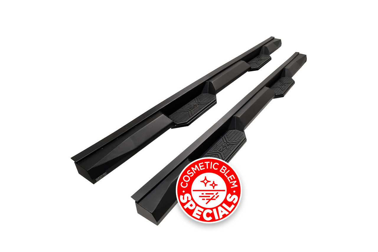 SPECIAL DEAL - Tesla Cybertruck HDX Xtreme Nerf Bars - Textured Black Side Steps - COSMETIC BLEM