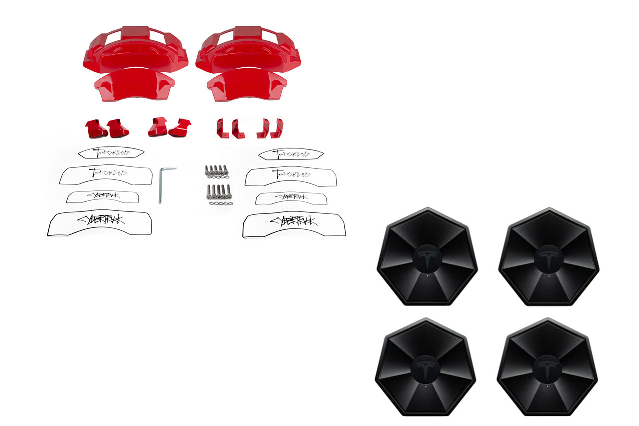 Tesla Cybertruck Brake Caliper Cover Set - Performance Look - Precision Fit Die Cast Bolt-on