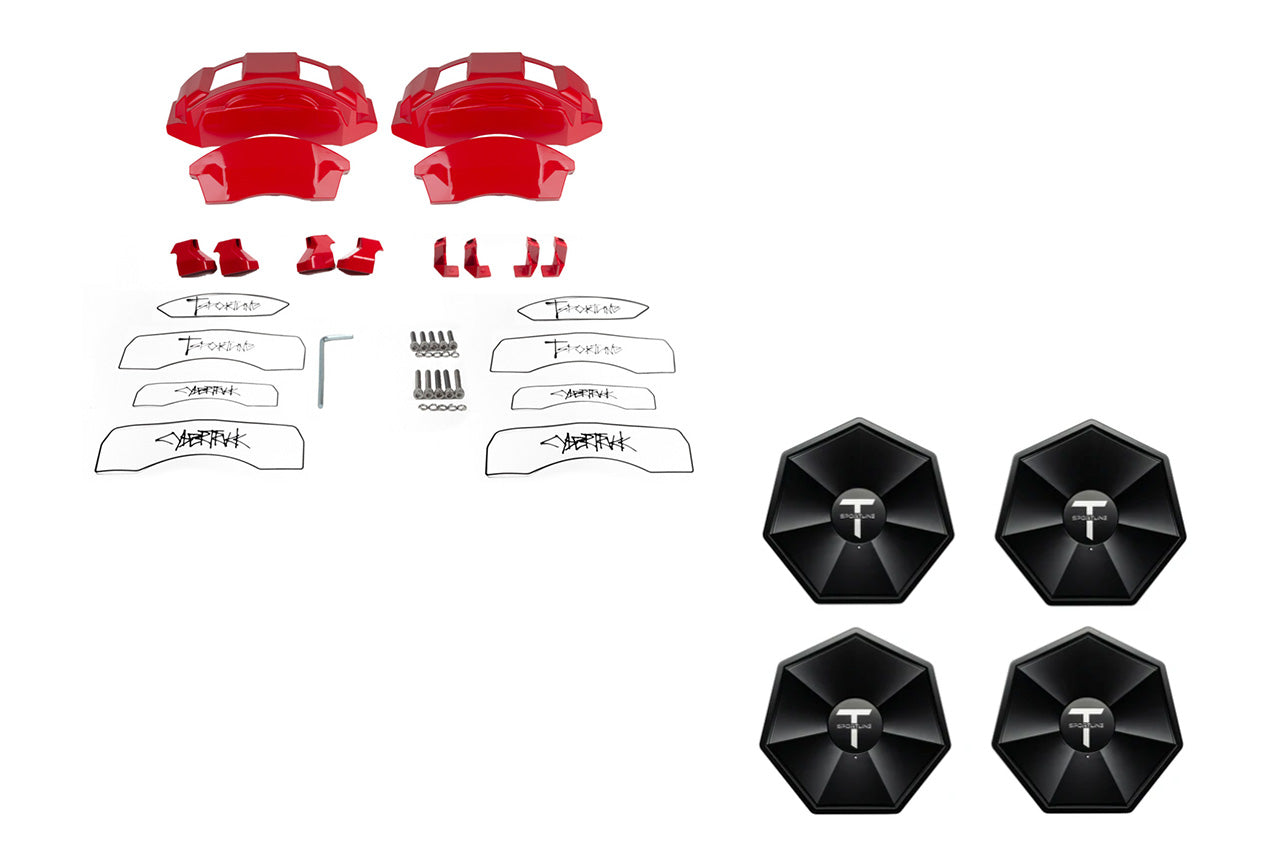 Tesla Cybertruck Brake Caliper Cover Set - Performance Look - Precision Fit Die Cast Bolt-on