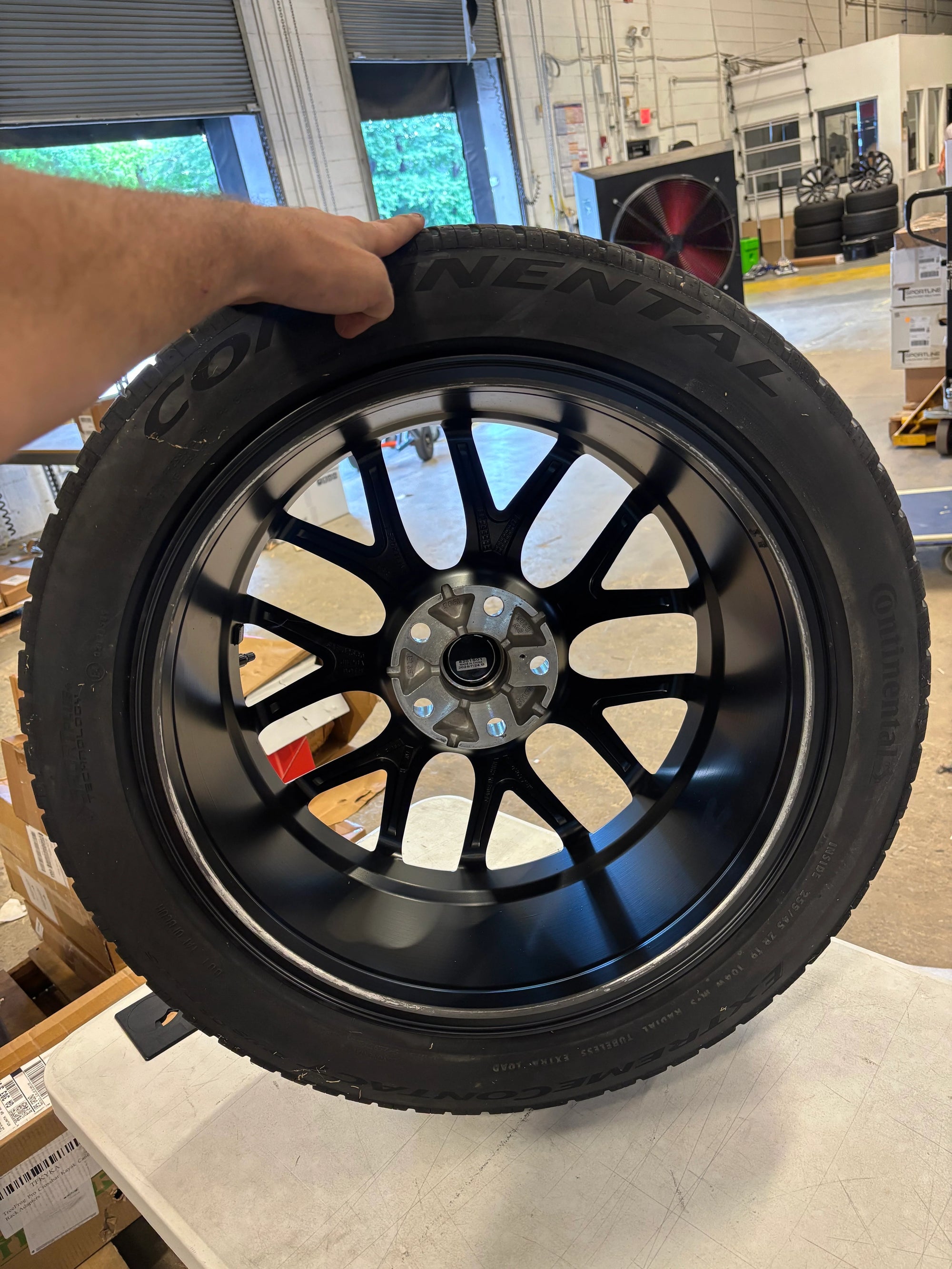 COSMETIC BLEM SPECIAL! TSR 19" Tesla Model S Long Range & Plaid Wheel and Tire Package (Set of 4)