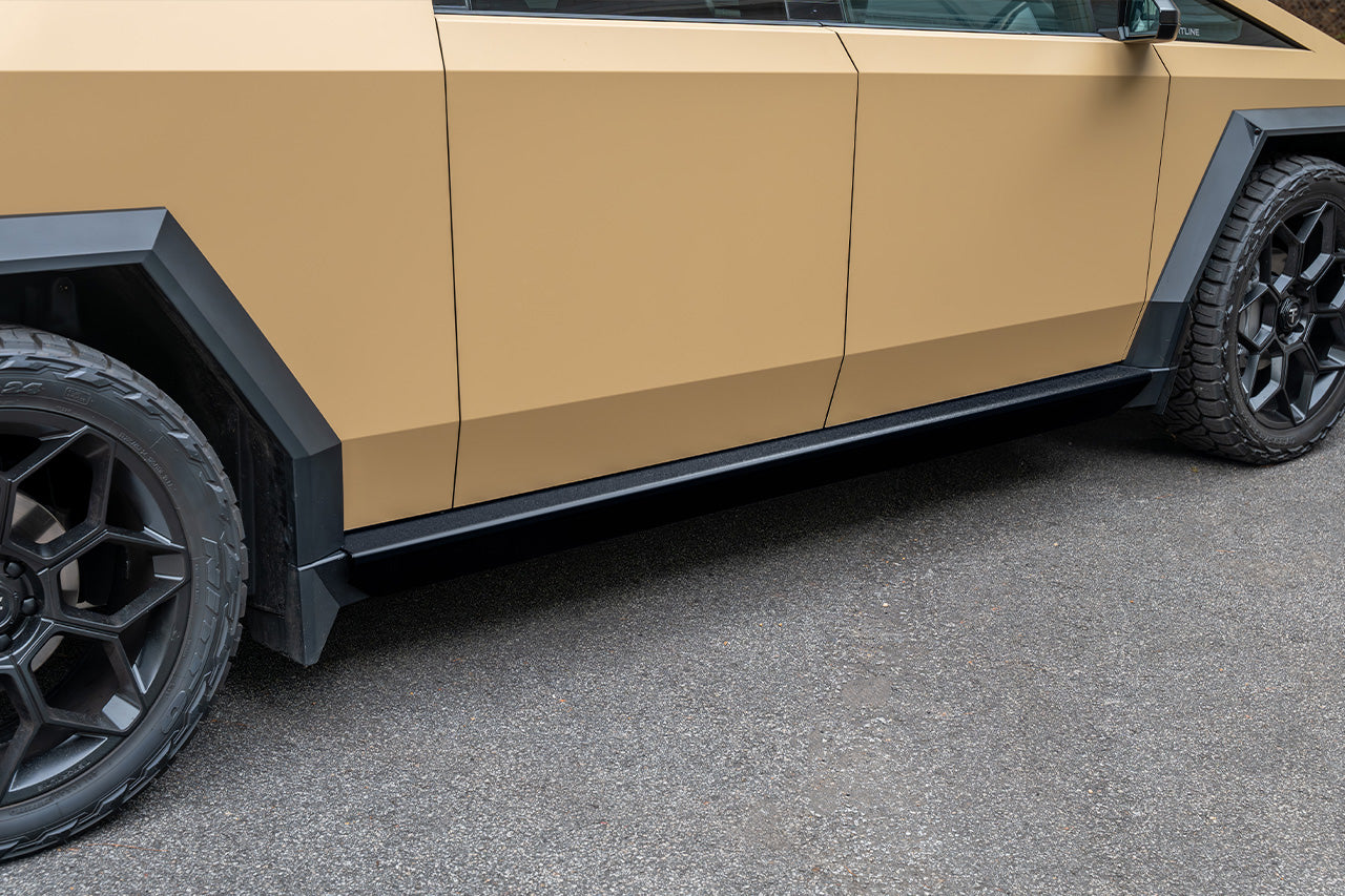 Tesla Cybertruck Running Board Side Step and Lower Rocker Cladding Arm ...