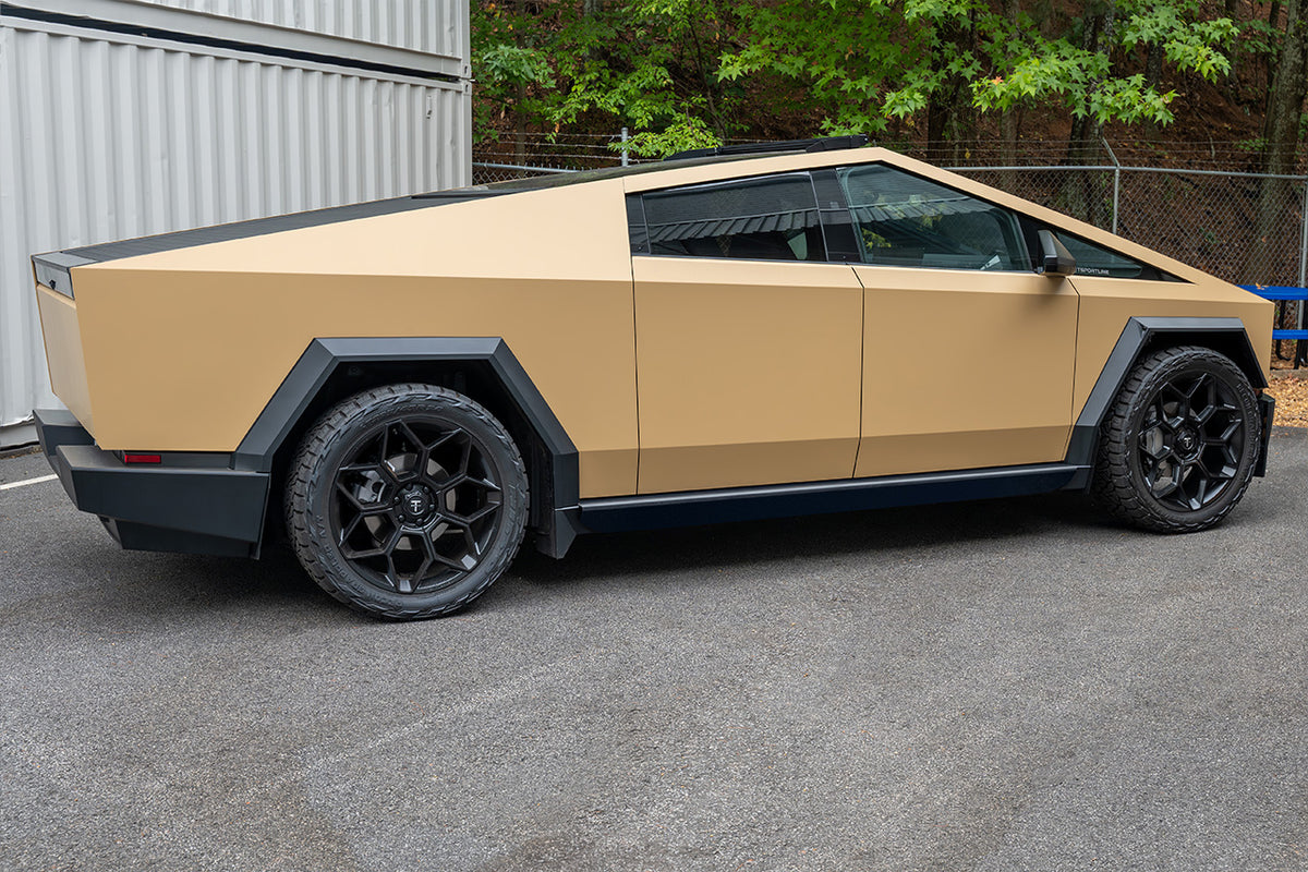 Tesla Cybertruck Running Board Side Step and Lower Rocker Cladding Armor