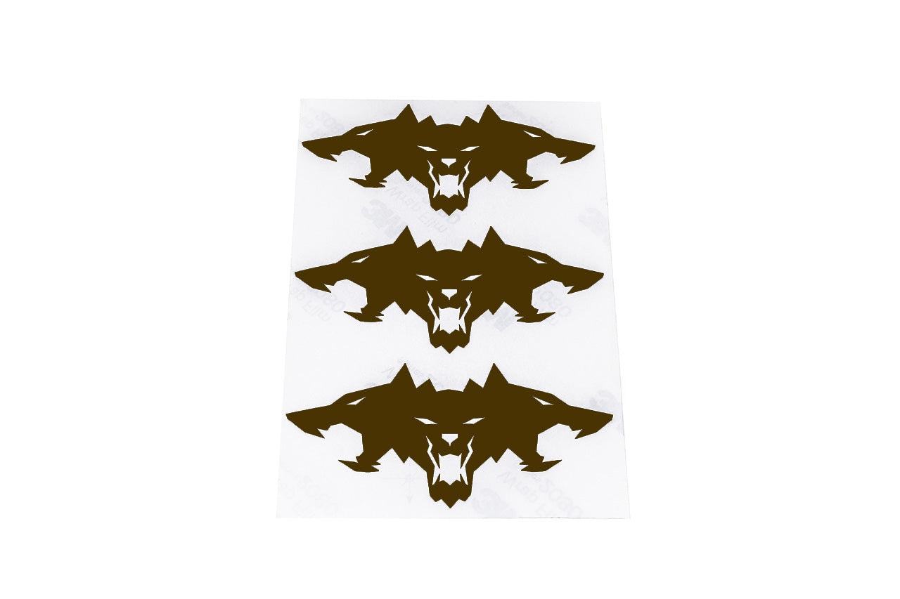 Cyberbeast Fender & Small Tailgate Decal for Cybertruck (Vinyl Wrap Replacement Badge)