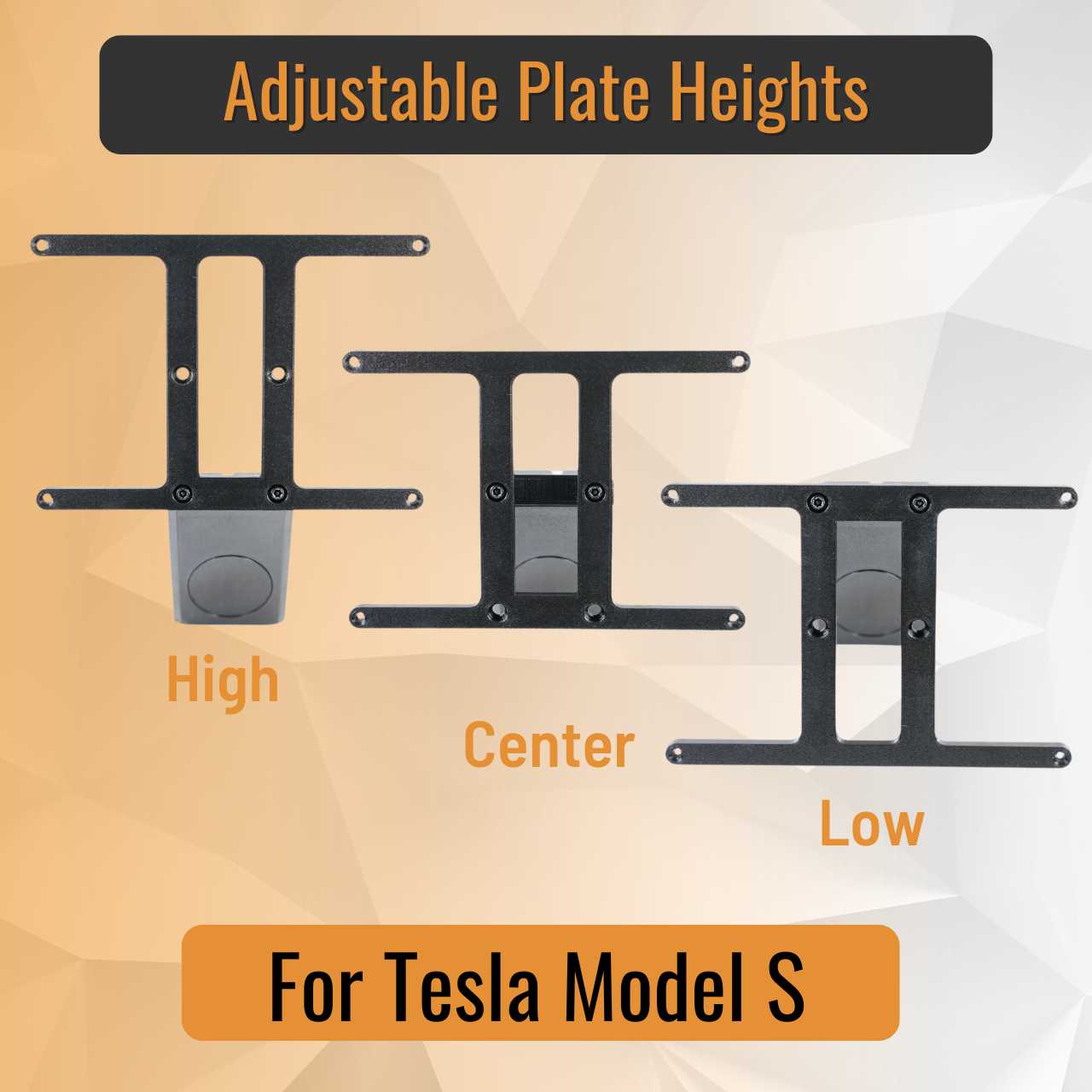 Tesla Model S SnapPlate Front License Plate Holder